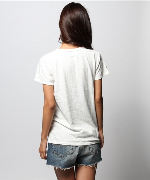 goa(ゴア)の「バイオウォッシュ加工 WARKS Tシャツ(Tシャツ/カットソー・レディース・オフホワイト/グレー/ベージュ・FREE)」の10枚目の写真
