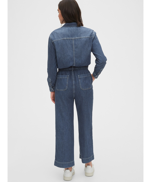 GAPレディースベルトデニムジャンプスーツつなぎ未使用品