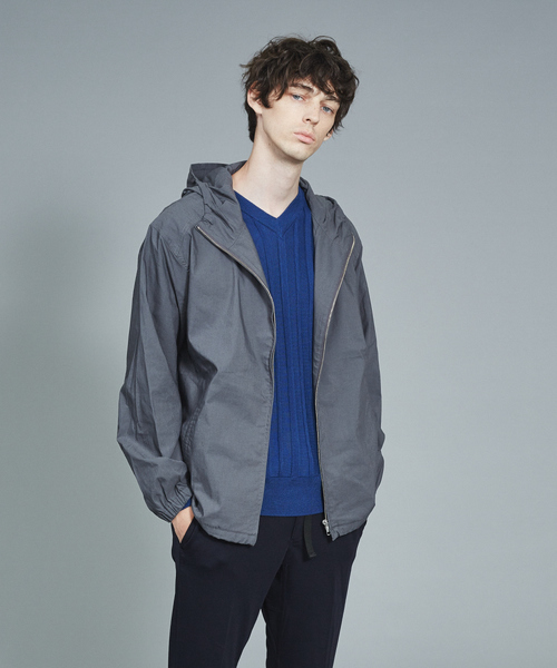 ABAHOUSE GRAY（アバハウスグレイ）の「【展開店舗限定】タイプライターフードブルゾン（ブルゾン・メンズ・グレー/ネイビー/ブラック・46/48/50）」の3枚目の写真