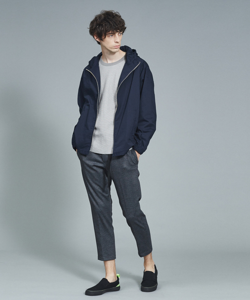 ABAHOUSE GRAY（アバハウスグレイ）の「【展開店舗限定】タイプライターフードブルゾン（ブルゾン・メンズ・グレー/ネイビー/ブラック・46/48/50）」の9枚目の写真