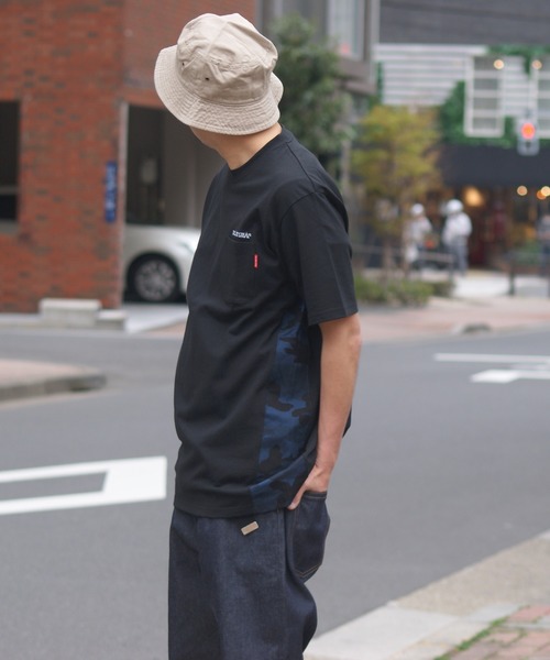 DOUBLE STEAL(ダブルスティール)の「Side PANEL Tee(Tシャツ/カットソー・メンズ・ホワイト系その他/ブラック系その他/ホワイト系その他2/ブラック系その他2・MEDIUM/X-LARGE/LARGE)」の3枚目の写真