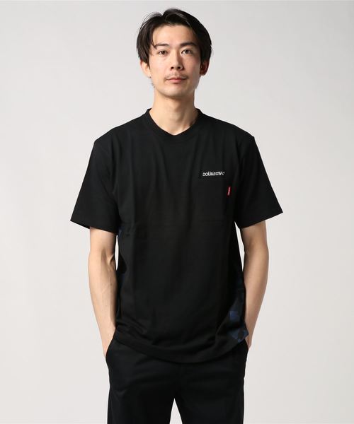 DOUBLE STEAL(ダブルスティール)の「Side PANEL Tee(Tシャツ/カットソー・メンズ・ホワイト系その他/ブラック系その他/ホワイト系その他2/ブラック系その他2・MEDIUM/X-LARGE/LARGE)」の8枚目の写真