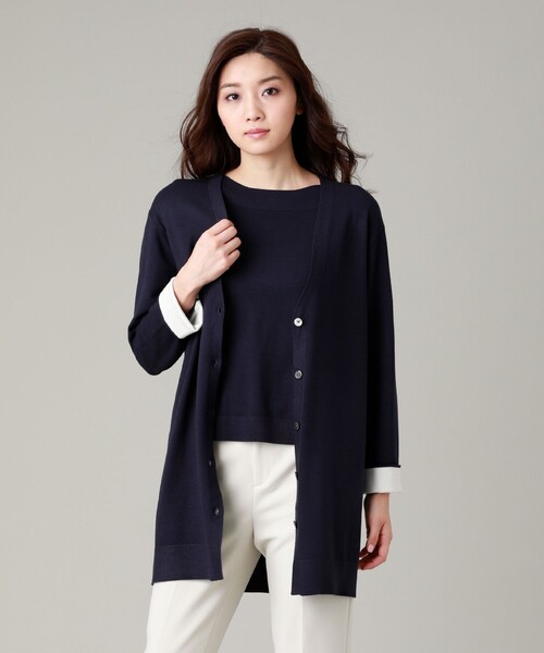 素晴らしい価格高評価 の Evex カーディガン ボレロ ウォッシャブル By セール By カラーブロックニットカーディガン カーディガン ボレロ ウォッシャブル Krizia エヴェックスバイクリツィア のファッション カーディガン ボレロ