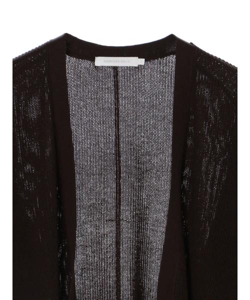 AMERICAN HOLIC（アメリカンホリック）の「片畦ニットニュアンスカーディガン＊（カーディガン/ボレロ・レディース・ブラック/ネイビー/ブラウン/アイボリー/モカ・MEDIUM/LARGE）」の13枚目の写真