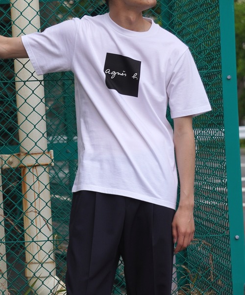 agnes b.（アニエスベー）の「【agnes b. pour ADAM ET ROPE'】T-SHIRTS SERIGRAPHIE（Tシャツ/カットソー・メンズ・ホワイト/ブラック・L/XL）」の17枚目の写真