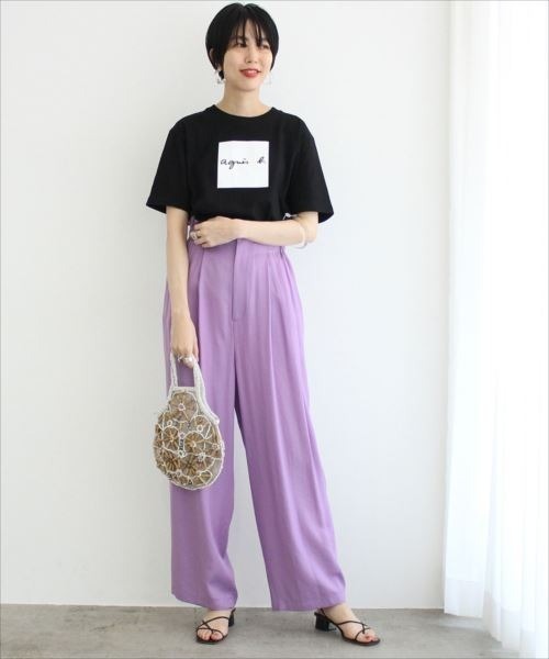 agnes b.（アニエスベー）の「【agnes b. pour ADAM ET ROPE'】T-SHIRTS SERIGRAPHIE（Tシャツ/カットソー・メンズ・ホワイト/ブラック・L/XL）」の14枚目の写真