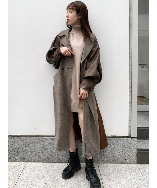 スラッシュミニニットワンピース（ワンピース）｜MURUA（ムルーア）の