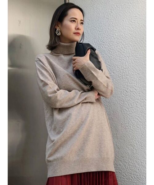 MURUA（ムルーア）の「スラッシュミニニットワンピース（ワンピース・レディース・ブラック/モカ/アイボリー・FREE）」の12枚目の写真