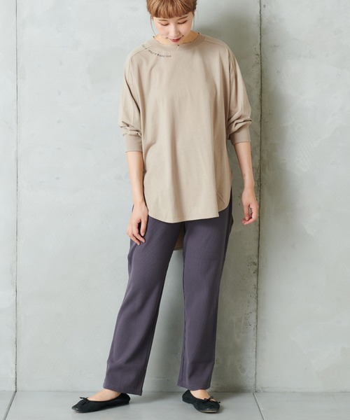 PUAL CE CIN（ピュアルセシン）の「テレコパンツ（その他パンツ・レディース・チャコールグレー/ナチュラル/ブラック・FREE）」の12枚目の写真