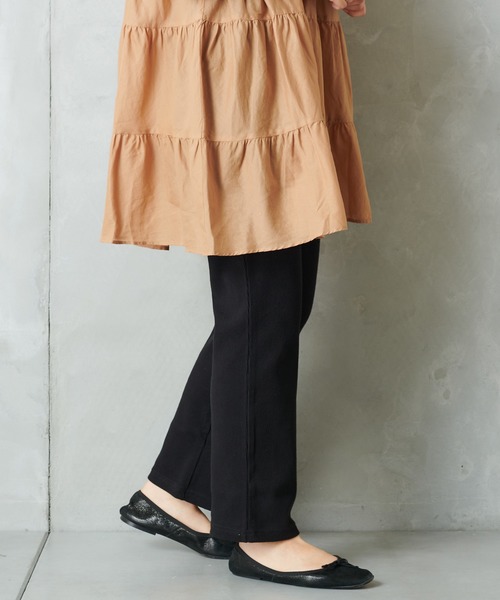 PUAL CE CIN（ピュアルセシン）の「テレコパンツ（その他パンツ・レディース・チャコールグレー/ナチュラル/ブラック・FREE）」の10枚目の写真