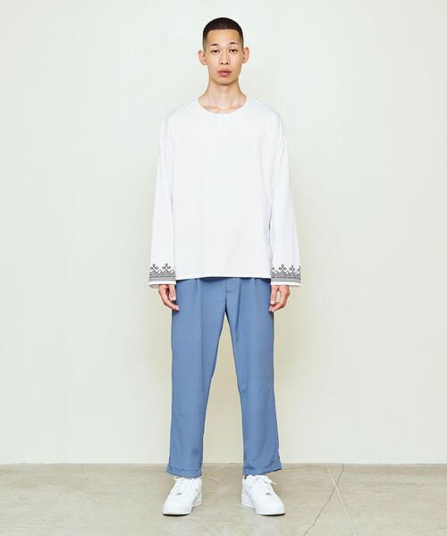 UNITED ARROWS & SONS（ユナイテッドアローズアンドサンズ）の「UNITED ARROWS & SONS（ユナイテッドアローズ＆サンズ）WALABER TEE◆（Tシャツ/カットソー・メンズ・ホワイト/ブラック・L/M/S/XL）」の5枚目の写真