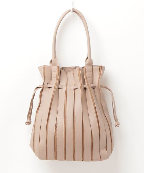おすすめ ストライプ 巾着 形変化 2wayストライプトートバッグ トートバッグ Sfw エスエフダブリュー のファッション通販 Zozotown