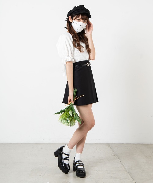 WEGO(ウィゴー)の「WEGO/ハートサテンリボンマスク(マスク・レディース・その他1・FREE)」の2枚目の写真