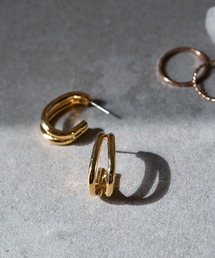 CALIFORNIA OUTFITTERS（カリフォルニア アウトフィッターズ）の「【LULKA(ルールカ)】2連シンプルクラシックフープピアス（ピアス（両耳用）・メンズ）」