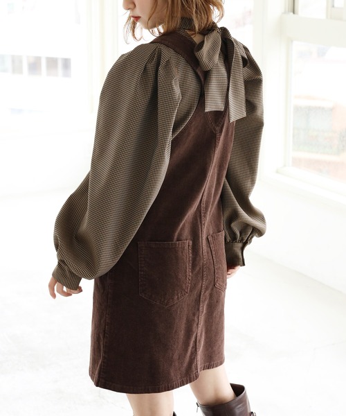 one after another NICE CLAUP(ワンアフターアナザーナイスクラップ)の「バックリボンブラウス(Tシャツ/カットソー・レディース・オフホワイト/ブラック/ベージュ/チェック・FREE)」の17枚目の写真