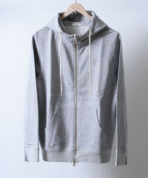 coen（コーエン）の「裏毛スウェットハイジップパーカー（パーカー・メンズ・ネイビー/ナチュラル/グレー・X-LARGE/LARGE/MEDIUM/SMALL）」の2枚目の写真