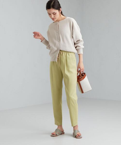 green label relaxing（グリーンレーベルリラクシング）の「CFC ドットボダン 3WAY プルオーバー カーディガン（カーディガン/ボレロ・レディース・オフホワイト/ダークグレー/コバルトブルー/レッド・FREE）」の7枚目の写真