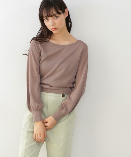 JILL by JILLSTUART(ジルバイジルスチュアート)の「 レイヤード風ニットトップ(ニット/セーター)」 WEAR JILL by JILLSTUART(ジルバイジルスチュアート)の「 レイヤード風ニットトップ(ニット/セーター)」 WEAR