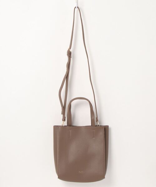 koe(コエ)の「シュエット2層2WAYトート〇(トートバッグ・レディース・サックスブルー/オレンジ/ベージュ/ブラック/モカ・FREE)」の2枚目の写真