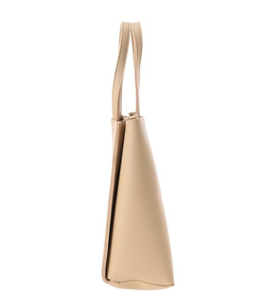 koe(コエ)の「シュエット2層2WAYトート〇(トートバッグ・レディース・サックスブルー/オレンジ/ベージュ/ブラック/モカ・FREE)」の11枚目の写真