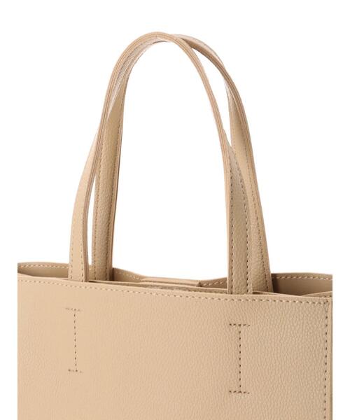 koe(コエ)の「シュエット2層2WAYトート〇(トートバッグ・レディース・サックスブルー/オレンジ/ベージュ/ブラック/モカ・FREE)」の12枚目の写真