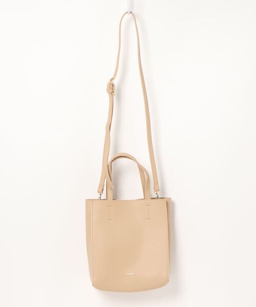 koe(コエ)の「シュエット2層2WAYトート〇(トートバッグ・レディース・サックスブルー/オレンジ/ベージュ/ブラック/モカ・FREE)」の18枚目の写真