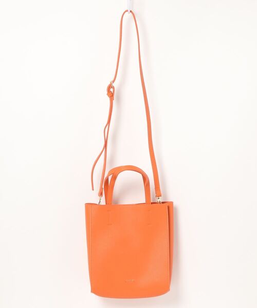 koe(コエ)の「シュエット2層2WAYトート〇(トートバッグ・レディース・サックスブルー/オレンジ/ベージュ/ブラック/モカ・FREE)」の19枚目の写真