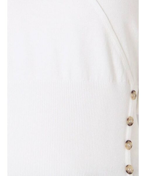 MERCURYDUO(マーキュリーデュオ)の「カシュクールコンパクトニット(ニット/セーター・レディース・オフホワイト/レッド/ピンク/ネイビー・FREE)」の5枚目の写真