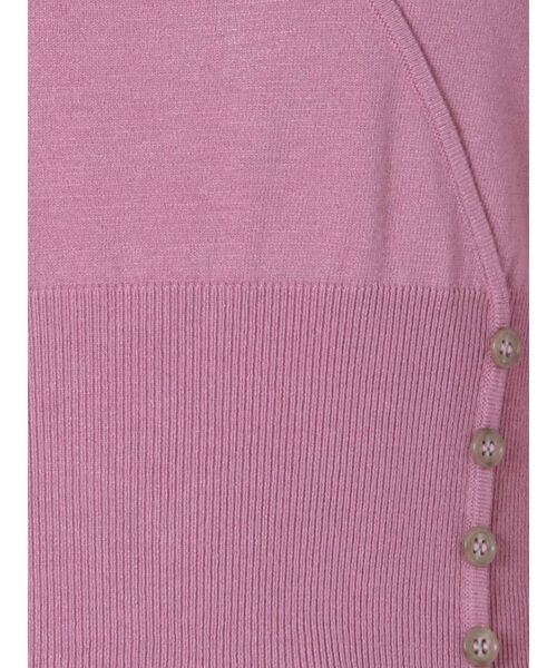 MERCURYDUO(マーキュリーデュオ)の「カシュクールコンパクトニット(ニット/セーター・レディース・オフホワイト/レッド/ピンク/ネイビー・FREE)」の8枚目の写真