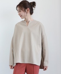 キーネックポンチプルオーバー