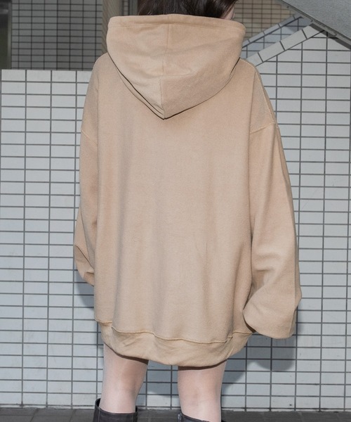 PairPair（ペアペア）の「ヘビーウェイトBIGロゴパーカー(ユニセックス)（パーカー・メンズ・ベージュ/ライトグレー・FREE）」の20枚目の写真