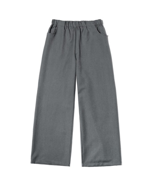 ACOVER（オコボ）の「A'GEM/9 × .kom『ACOVER/オコボ』WIDE BANDING SLACKS/バンディング ワイドスラックスパンツ（スラックス・レディース・ブラック/チャコールグレー/ベージュ・FREE）」の20枚目の写真