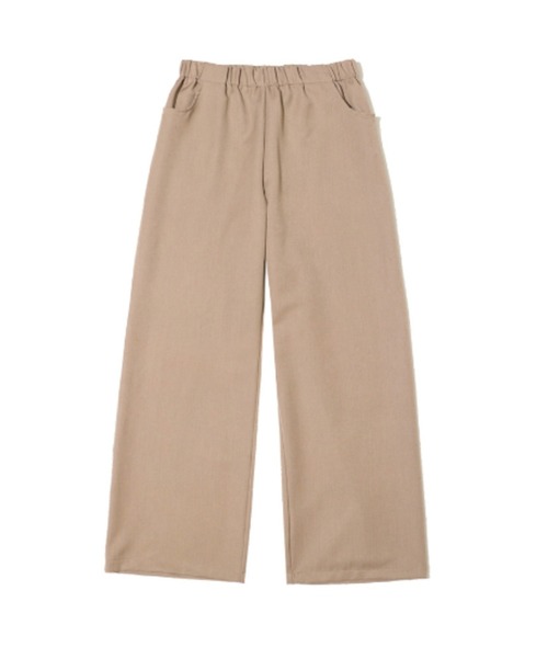 ACOVER（オコボ）の「A'GEM/9 × .kom『ACOVER/オコボ』WIDE BANDING SLACKS/バンディング ワイドスラックスパンツ（スラックス・レディース・ブラック/チャコールグレー/ベージュ・FREE）」の22枚目の写真