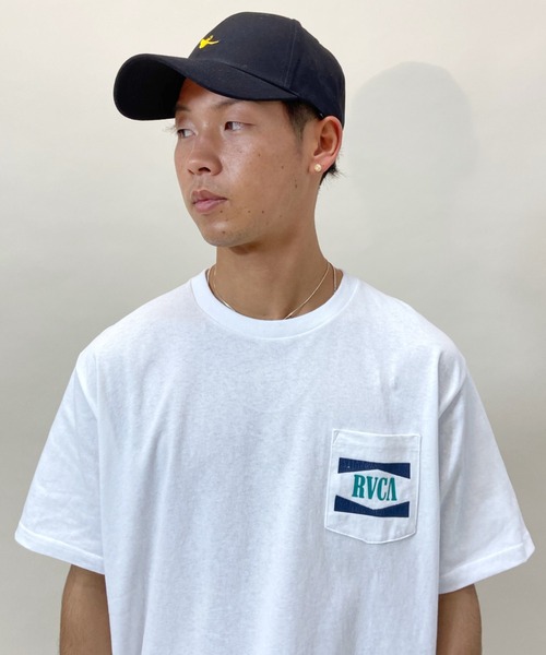 RVCA(ルーカ)の「RVCA/ルーカ バックプリント ポケットTシャツ BB041-204(Tシャツ/カットソー・メンズ・ホワイト/レッド/ブラック・M/L/S)」の9枚目の写真
