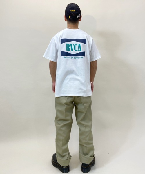 RVCA(ルーカ)の「RVCA/ルーカ バックプリント ポケットTシャツ BB041-204(Tシャツ/カットソー・メンズ・ホワイト/レッド/ブラック・M/L/S)」の12枚目の写真