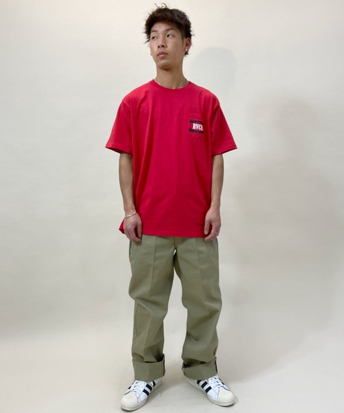 RVCA(ルーカ)の「RVCA/ルーカ バックプリント ポケットTシャツ BB041-204(Tシャツ/カットソー・メンズ・ホワイト/レッド/ブラック・M/L/S)」の15枚目の写真