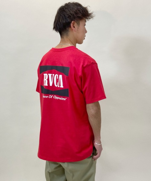 RVCA(ルーカ)の「RVCA/ルーカ バックプリント ポケットTシャツ BB041-204(Tシャツ/カットソー・メンズ・ホワイト/レッド/ブラック・M/L/S)」の21枚目の写真