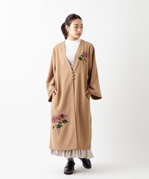 ふりふ（フリフ）の「乱菊刺繍羽織ガウン（その他アウター）」