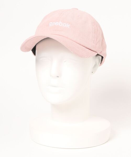 Reebok（リーボック）の「【Reebok/リーボック】ロゴ刺繍 コーデュロイキャップ（キャップ・メンズ・ブラック/ベージュ/ネイビー/ピンク・FREE）」の6枚目の写真