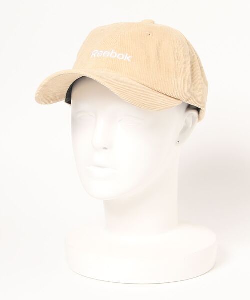 Reebok（リーボック）の「【Reebok/リーボック】ロゴ刺繍 コーデュロイキャップ（キャップ・メンズ・ブラック/ベージュ/ネイビー/ピンク・FREE）」の8枚目の写真