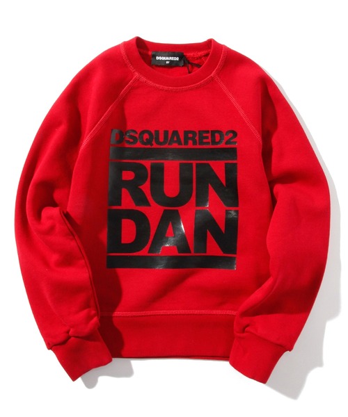 DSQUARED2(ディースクエアード)Kids & Junior プリント長袖スウェットカットソー DSQUARED2(ディースクエアード)Kids & Junior プリント長袖スウェットカットソー