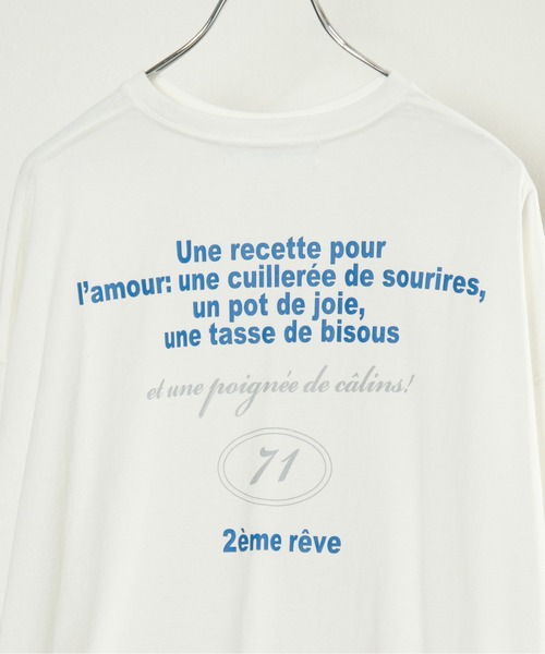 M nort（エムノート）の「【わたなべ麻衣プロデュース】オーガニックコットン バックプリントロンT/長袖Tシャツ（Tシャツ/カットソー・レディース・オフホワイト・FREE）」の18枚目の写真