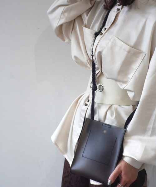 Port(ポート)の「クリア スクエア ショルダーバッグ #_(ショルダーバッグ・レディース・ホワイト/ブラック/ブルー・FREE)」の3枚目の写真