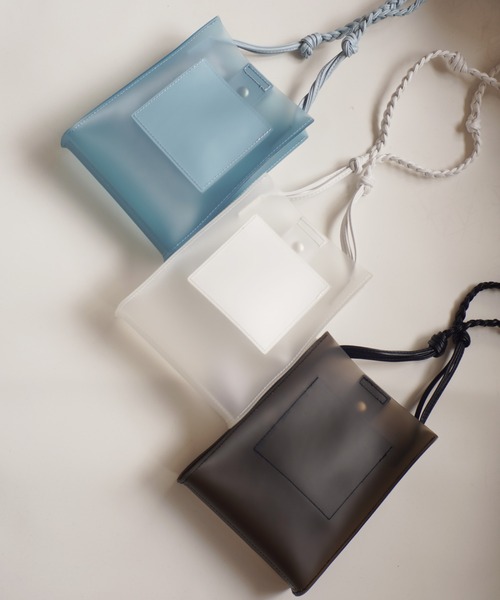 Port(ポート)の「クリア スクエア ショルダーバッグ #_(ショルダーバッグ・レディース・ホワイト/ブラック/ブルー・FREE)」の10枚目の写真