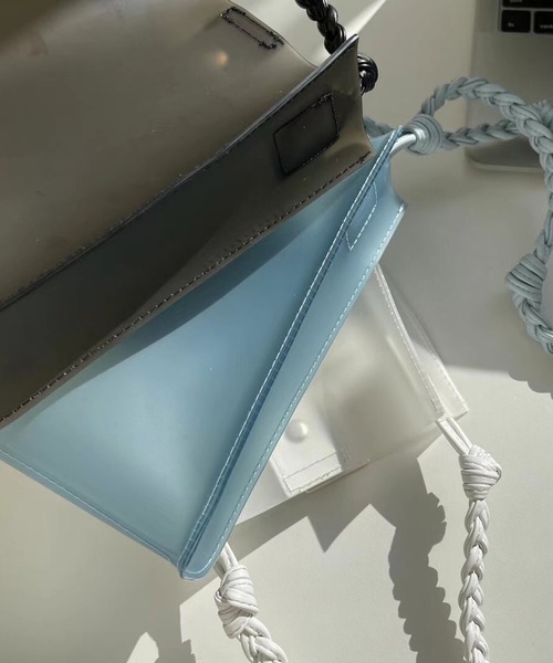 Port(ポート)の「クリア スクエア ショルダーバッグ #_(ショルダーバッグ・レディース・ホワイト/ブラック/ブルー・FREE)」の5枚目の写真