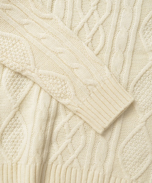 SHIPS JET BLUE（シップスジェットブルー）の「SHIPS JET BLUE(シップス ジェットブルー): ホールガーメント クルーネックニット■（ニット/セーター・メンズ・グレー系その他/ナチュラル/ネイビー/ワイン・SMALL/MEDIUM/LARGE）」の7枚目の写真