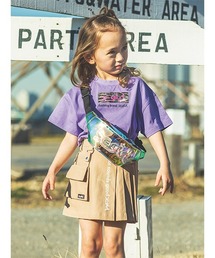 X-girl Stages | マジカル総柄ボックスロゴプリントビックTシャツ(Tシャツ/カットソー)