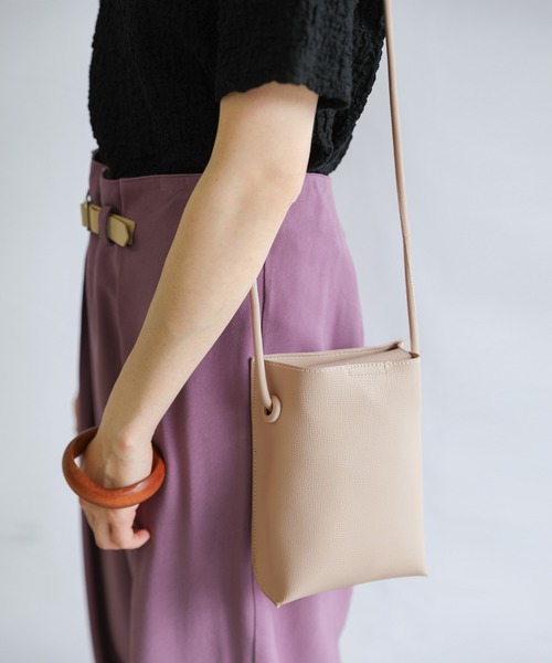 select MOCA（セレクトモカ）の「スクエアミニショルダーバッグ（ショルダーバッグ・レディース・ブラック/オリーブ/アイボリー・FREE）」の10枚目の写真