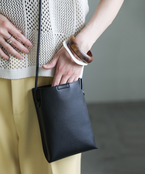 select MOCA（セレクトモカ）の「スクエアミニショルダーバッグ（ショルダーバッグ・レディース・ブラック/オリーブ/アイボリー・FREE）」の12枚目の写真