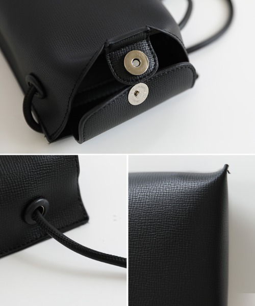 select MOCA（セレクトモカ）の「スクエアミニショルダーバッグ（ショルダーバッグ・レディース・ブラック/オリーブ/アイボリー・FREE）」の20枚目の写真